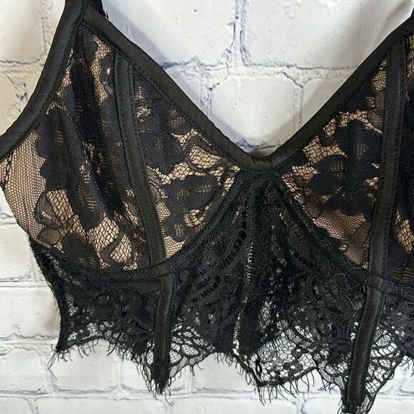 🖤 Tiger Mist Black Lace Corset Top - Adjustable Straps - Size XS - Never Worn - Picture 2 of 5